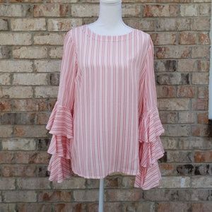 Venus Ruffled Sleeve Blouse